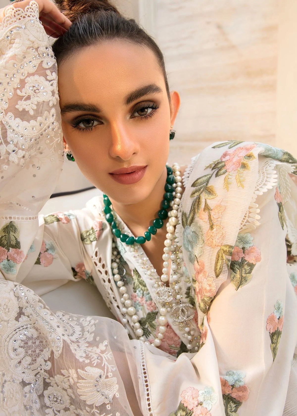 3 Piece - Monsoon Blooms (Lawn) Suit | Affordable Prices