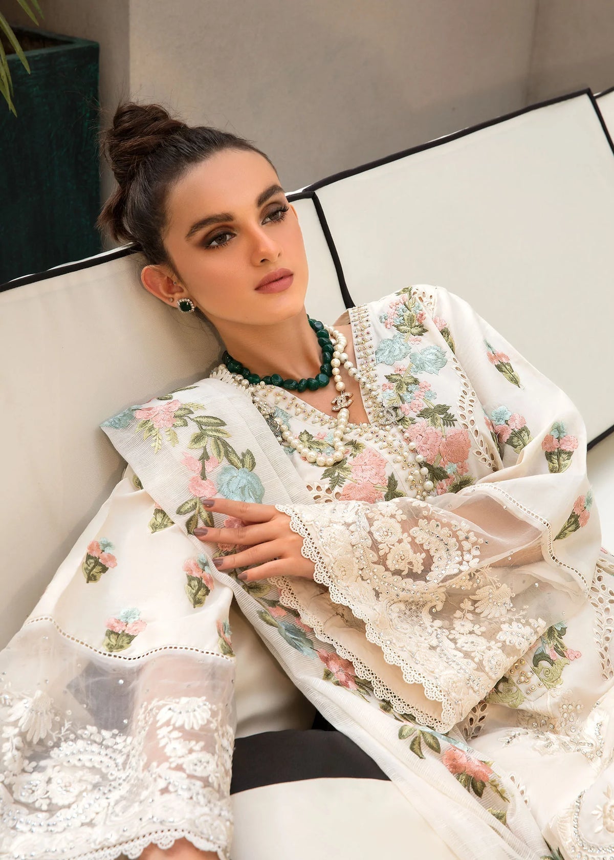 3 Piece - Monsoon Blooms (Lawn) Suit | Affordable Prices
