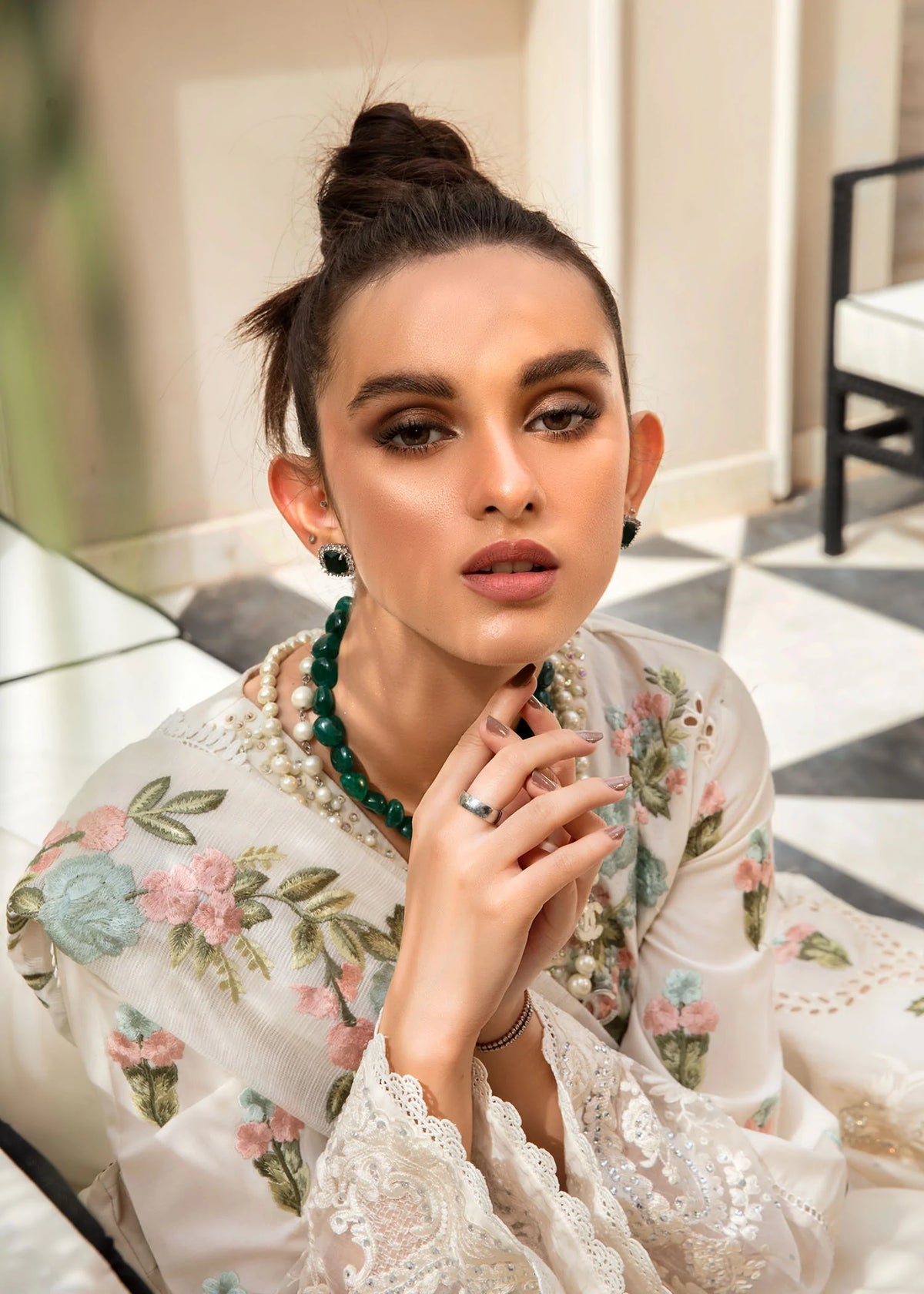 3 Piece - Monsoon Blooms (Lawn) Suit | Affordable Prices