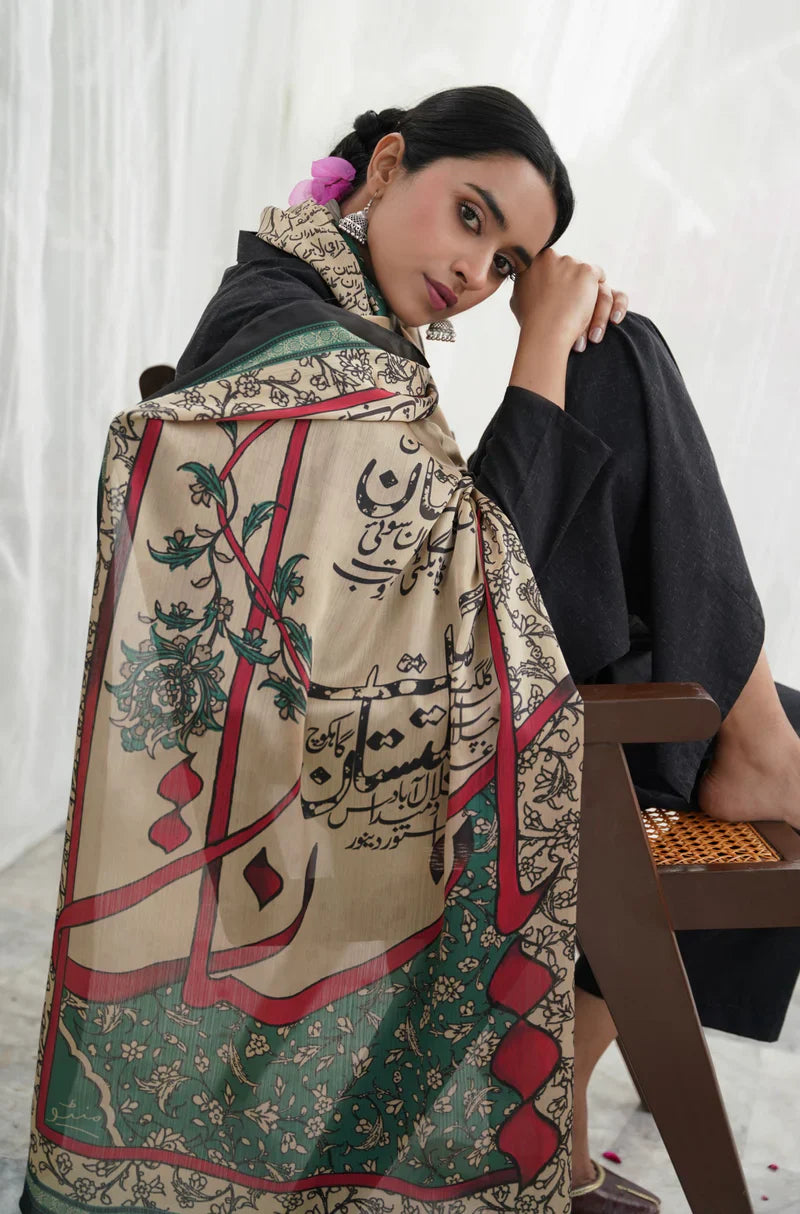 3 Piece - Manto Dhanak Suit (Reasonable Prices) | MT - 01