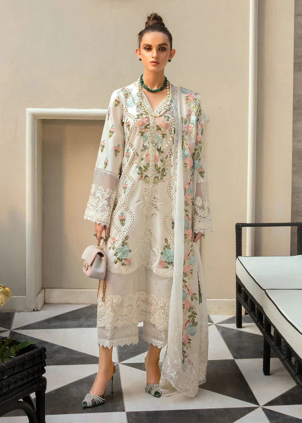 3 Piece - Monsoon Blooms (Lawn) Suit | Affordable Prices
