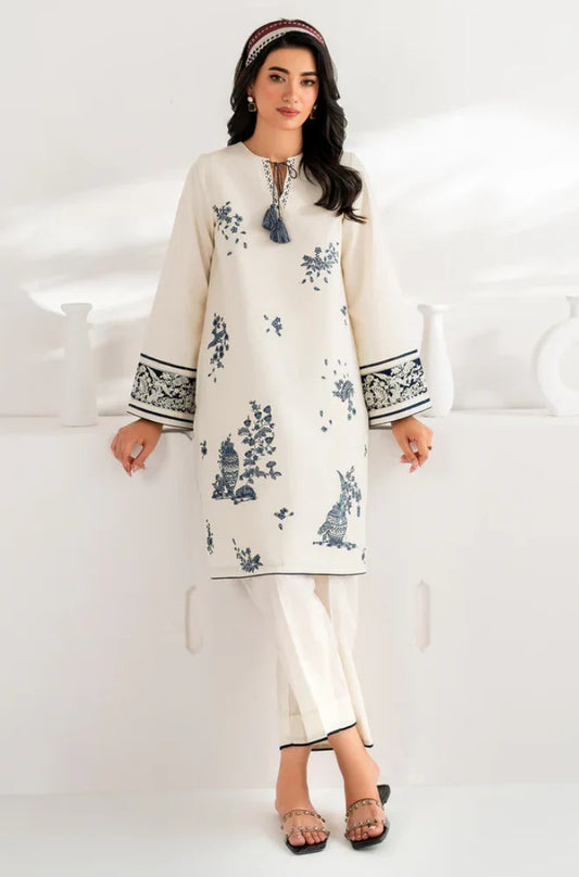 Jazmine - 3PC Dhanak Embroidered Suit - SP 029